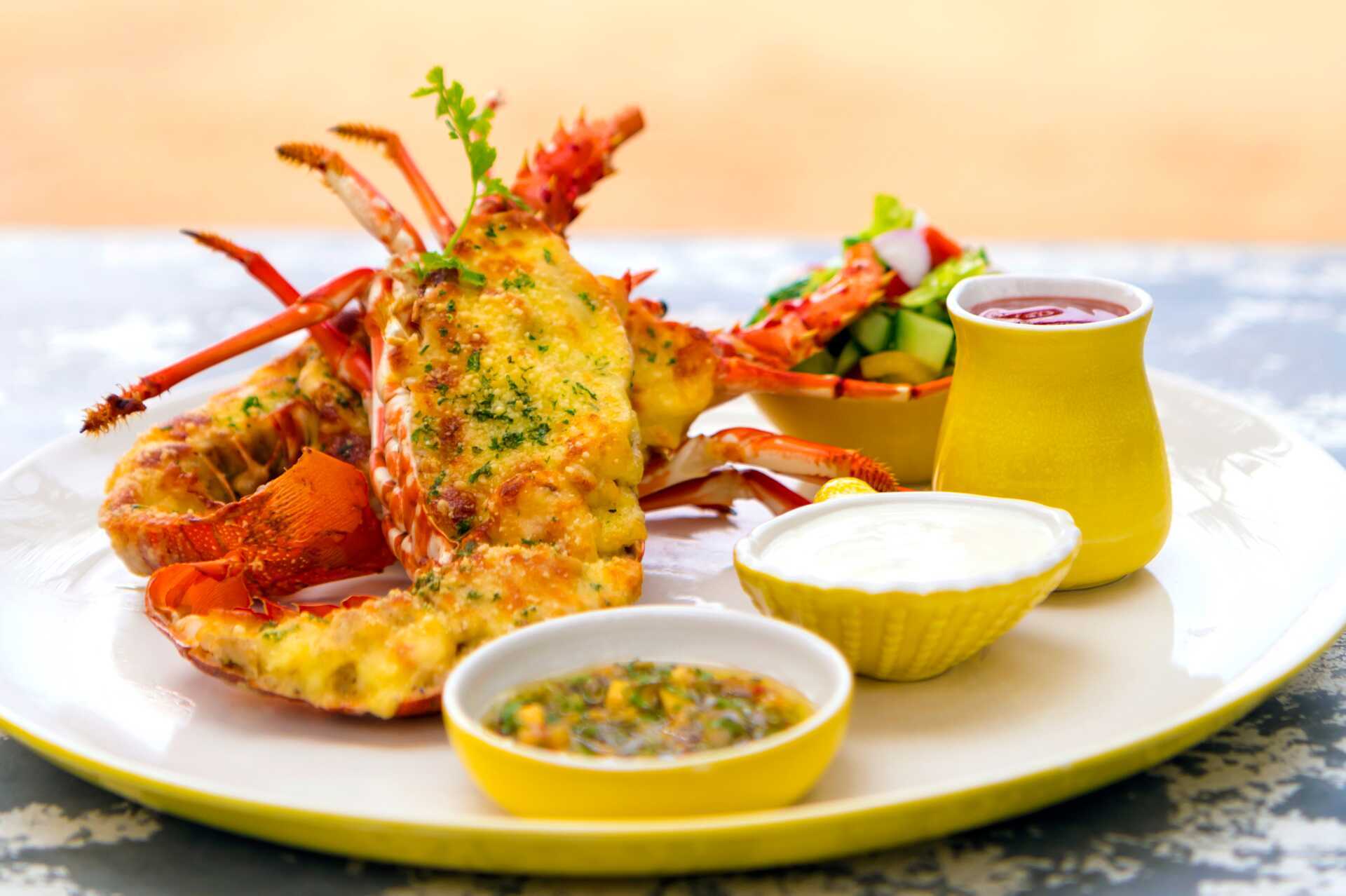 Mat på hotell Jetwing Sea i Negombo på Sri Lanka.