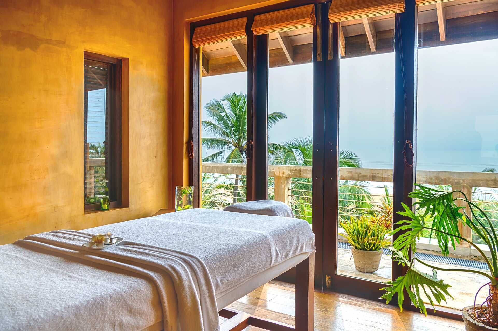 Spa på hotell Jetwing Sea i Negombo på Sri Lanka.