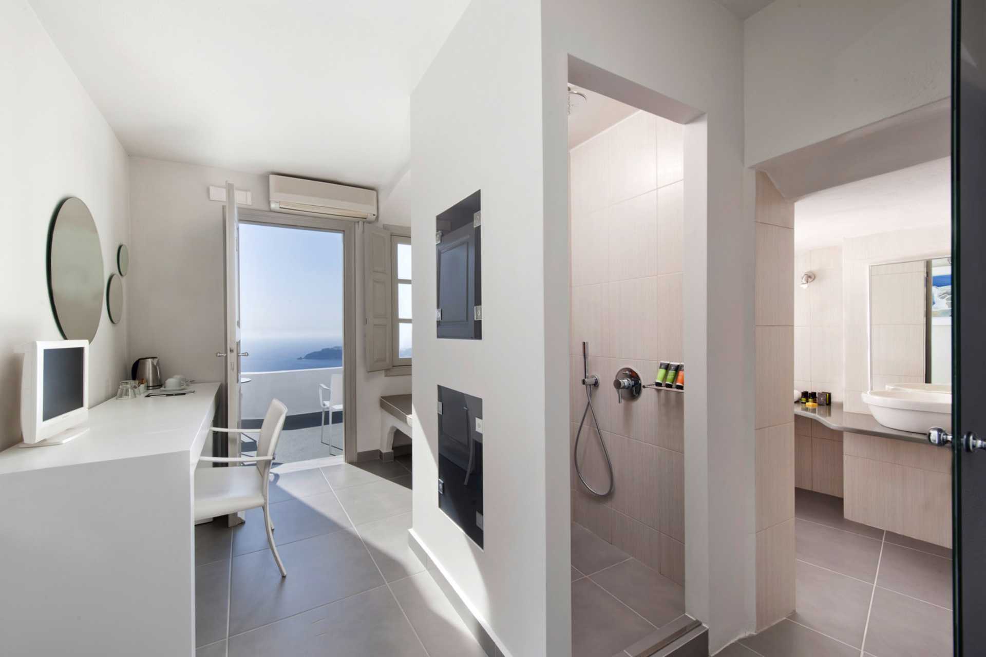 Junior svit på hotell Regina Mare på Santorini, Grekland.