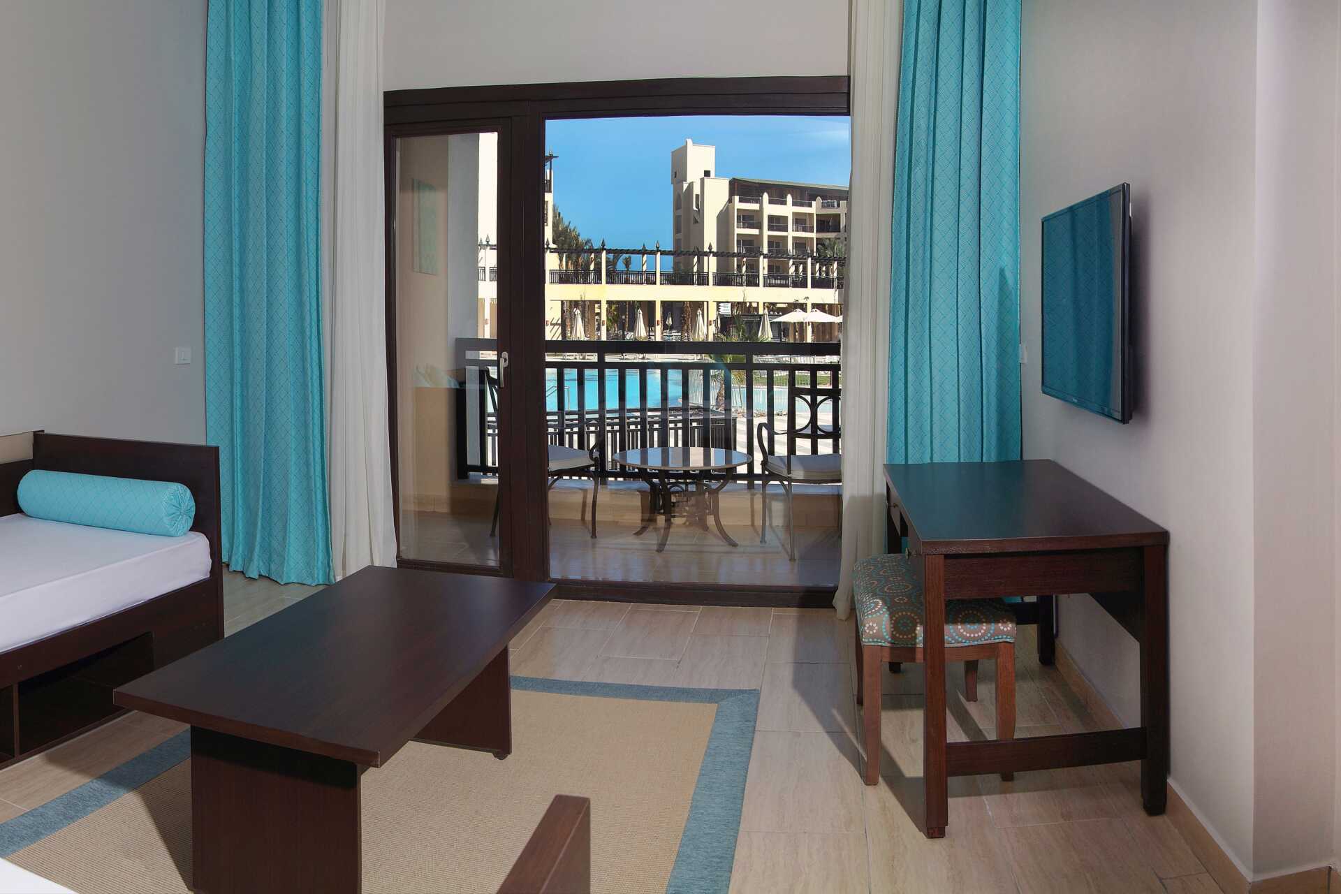Juniorsvit på hotell Steigenberger Aqua Magic i Hurghada, Egypten.