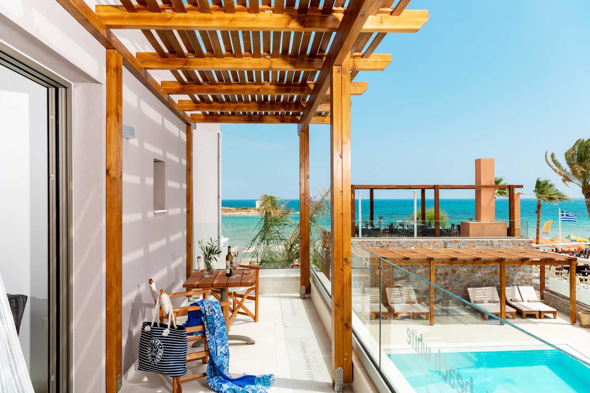 Juniorsviter deluxe på hotell High Beach, Kreta.