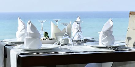 Restaurang på hotell Kaila Beach i Alanya, Turkiet.