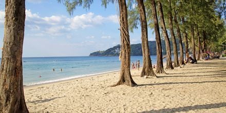 Kamala Beach på Phuket, Thailand.