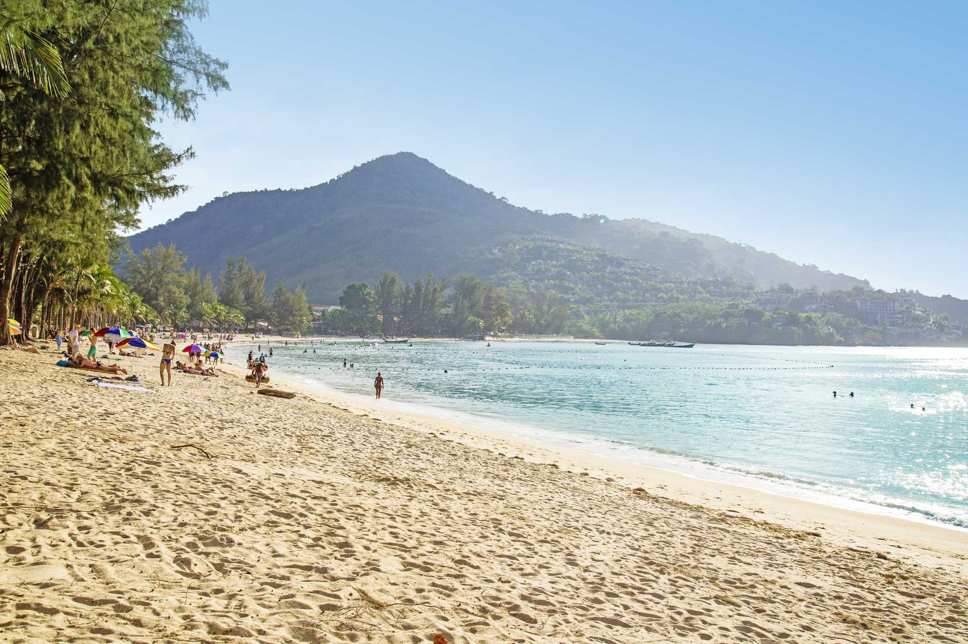 Kamala Beach på Phuket, Thailand.