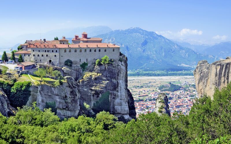 Klosterkomplexet Meteora
