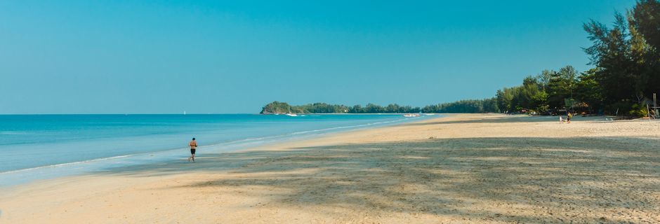 Klong Dao Beach på Koh Lanta, Thailand.