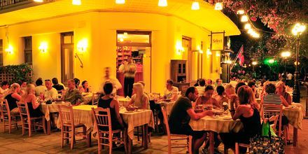 Restaurang i Kos stad, Grekland.