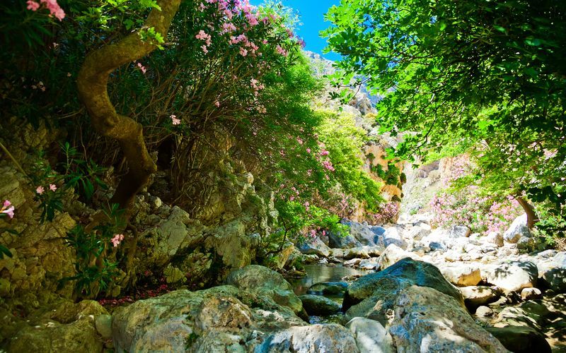 Koutaliko-ravinen – äventyrlig vandring och Preveli Beach