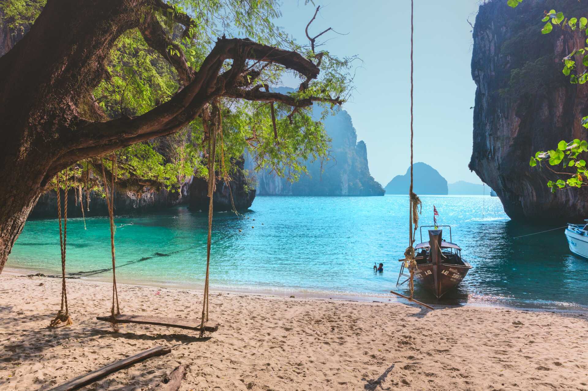 Koh Lao Lading utanför Krabi, Thailand.