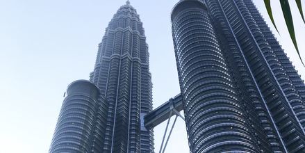 Kuala Lumpus kända torn - Twin Towers!