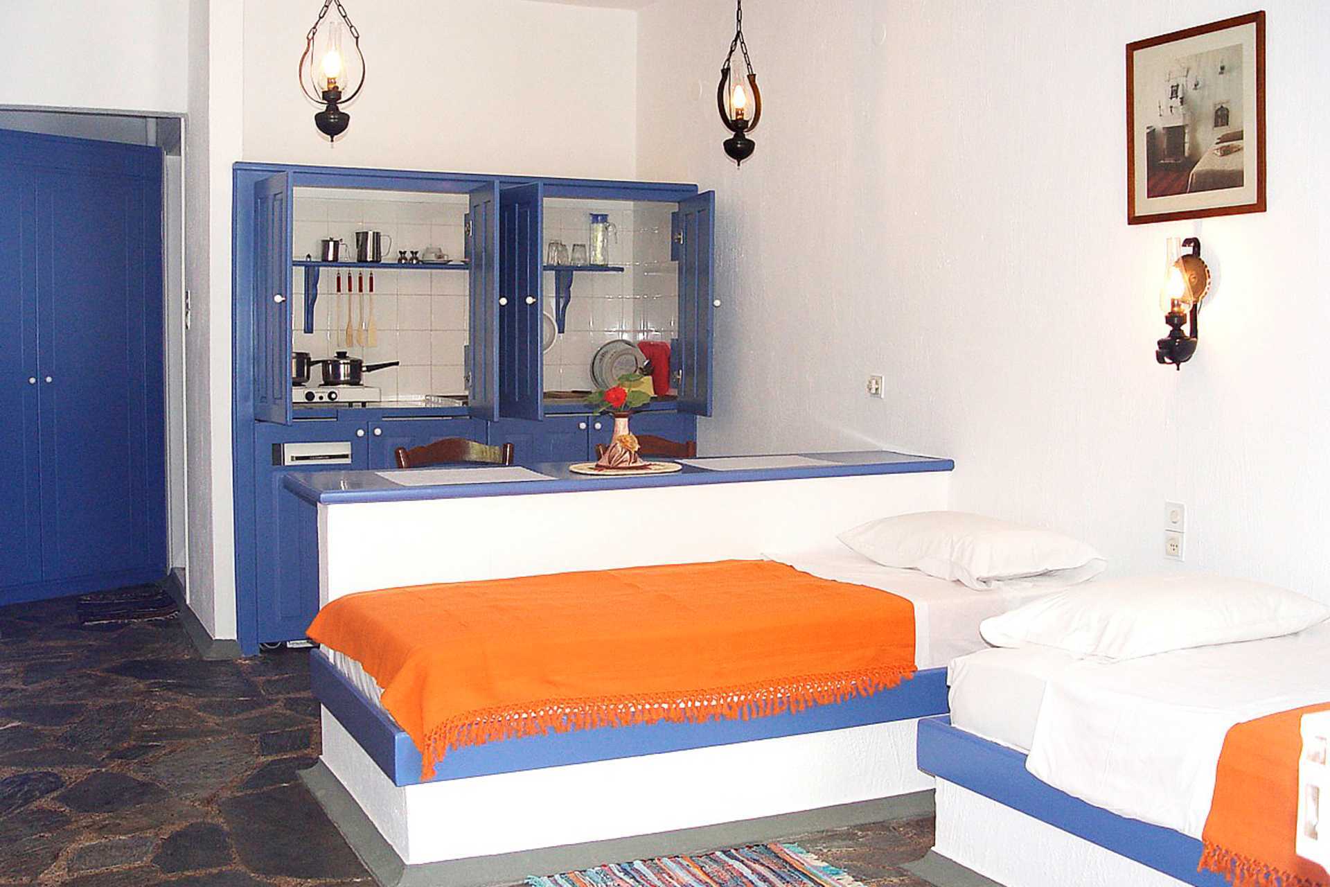 Lägenhet på hotell Aegean Homes i  Myrties & Massouri på Kalymnos.