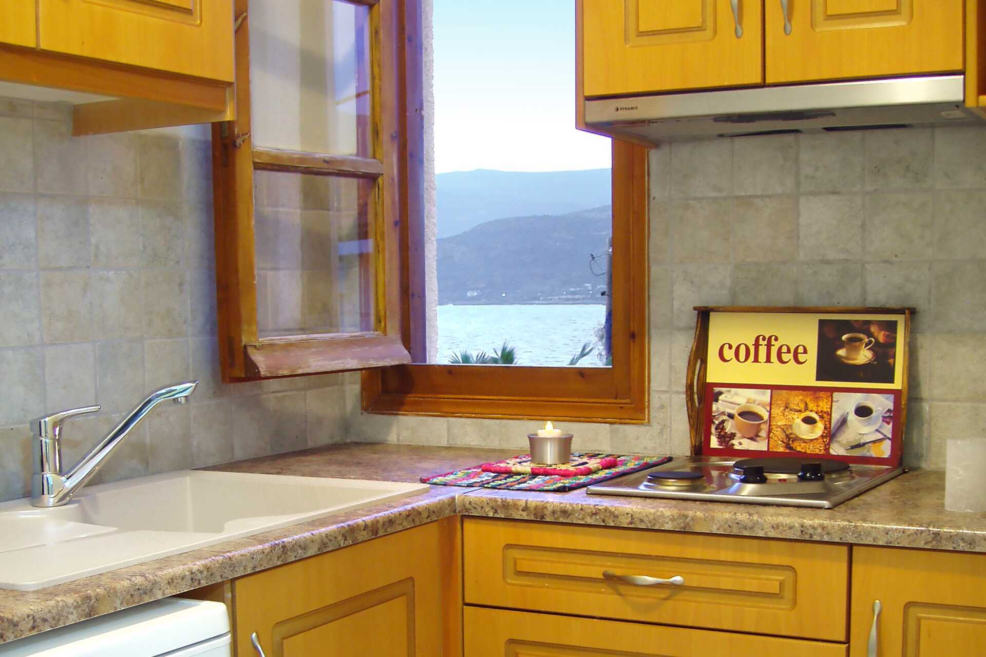 Lägenhet på hotell Anniska i Kardamili, Grekland.