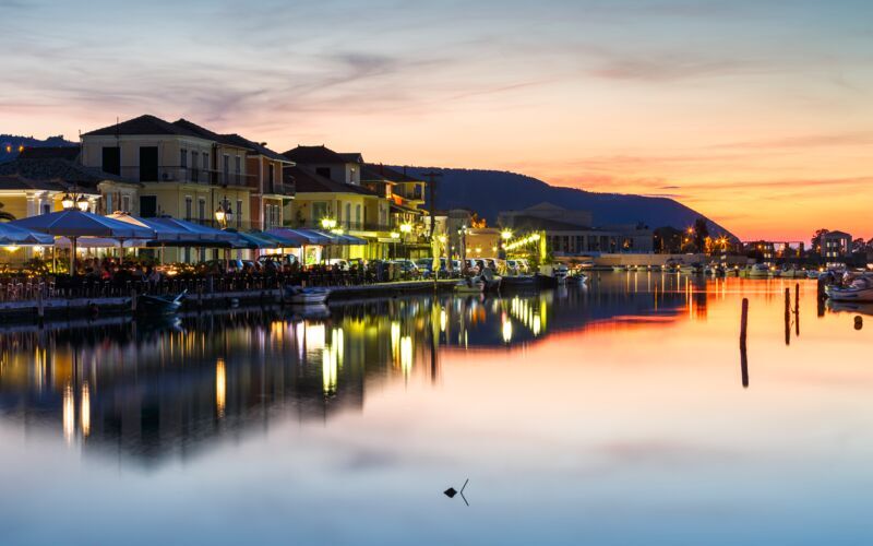 Lefkas by night