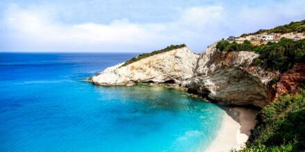 Porto Katsiki på Lefkas, Grekland.