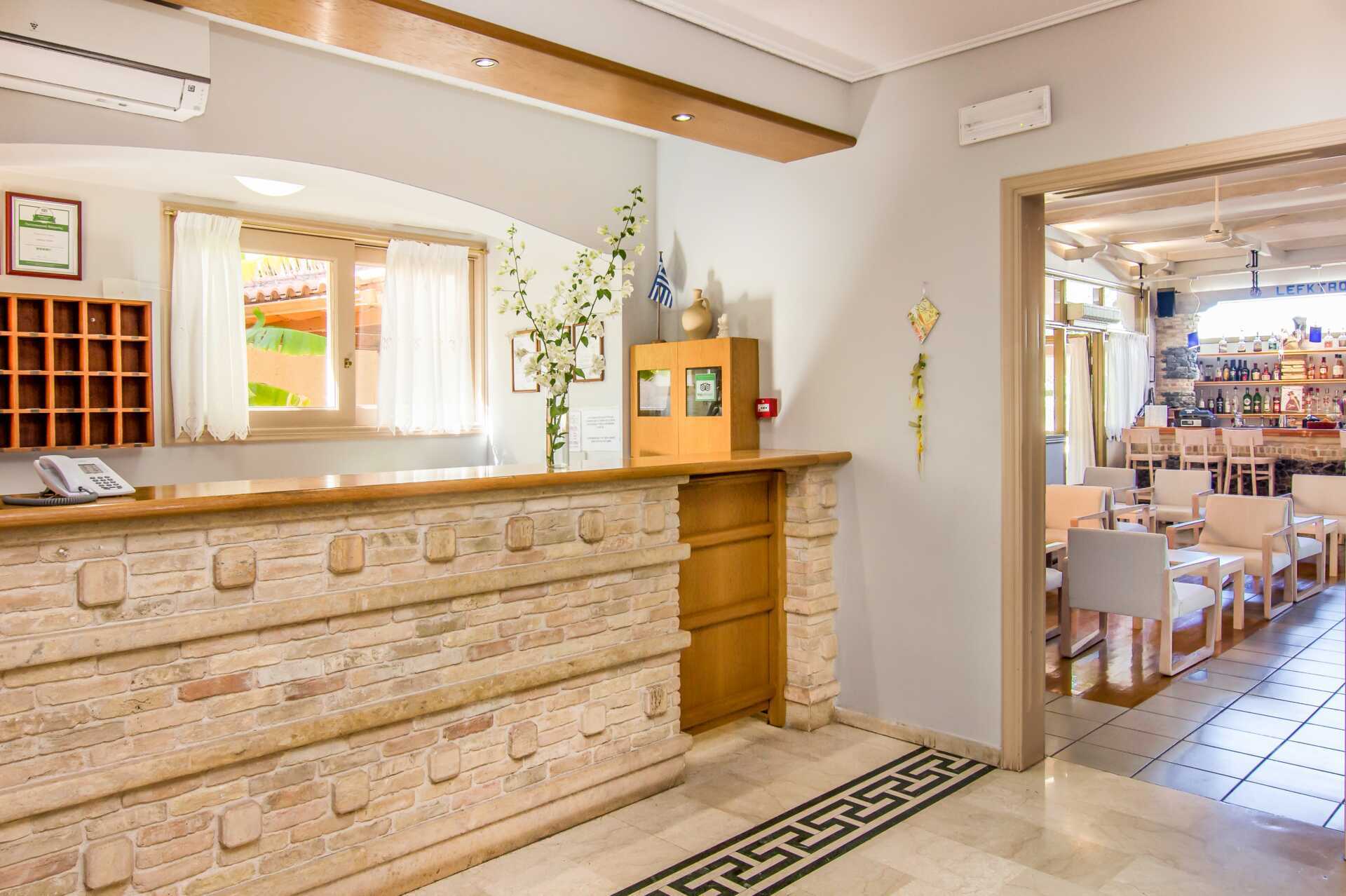 Reception på Lefktron i Stoupa, Grekland.