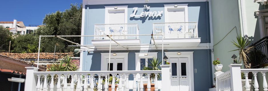 Hotell Lenox på Samos i Grekland.