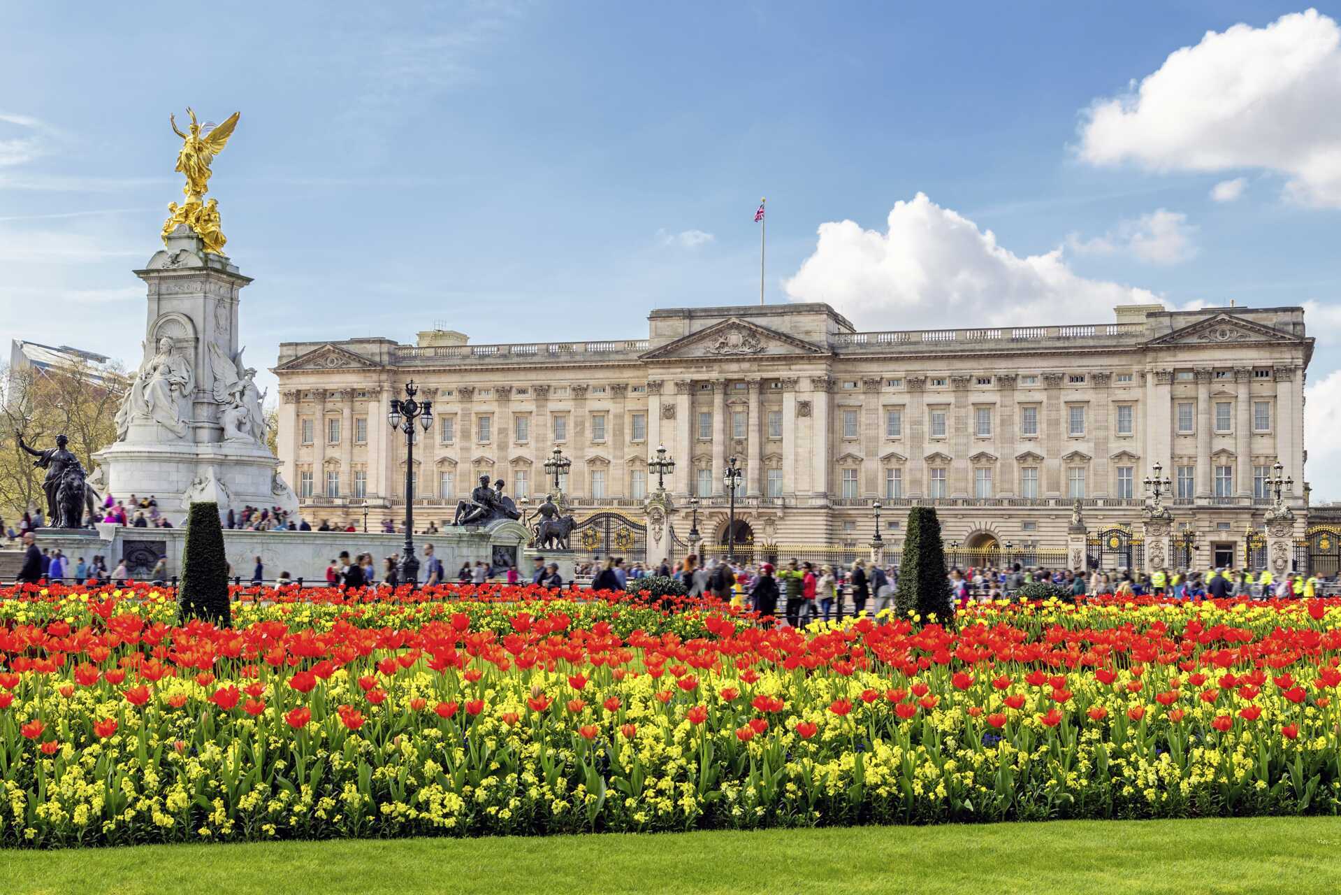 Buckingham Palace i London.