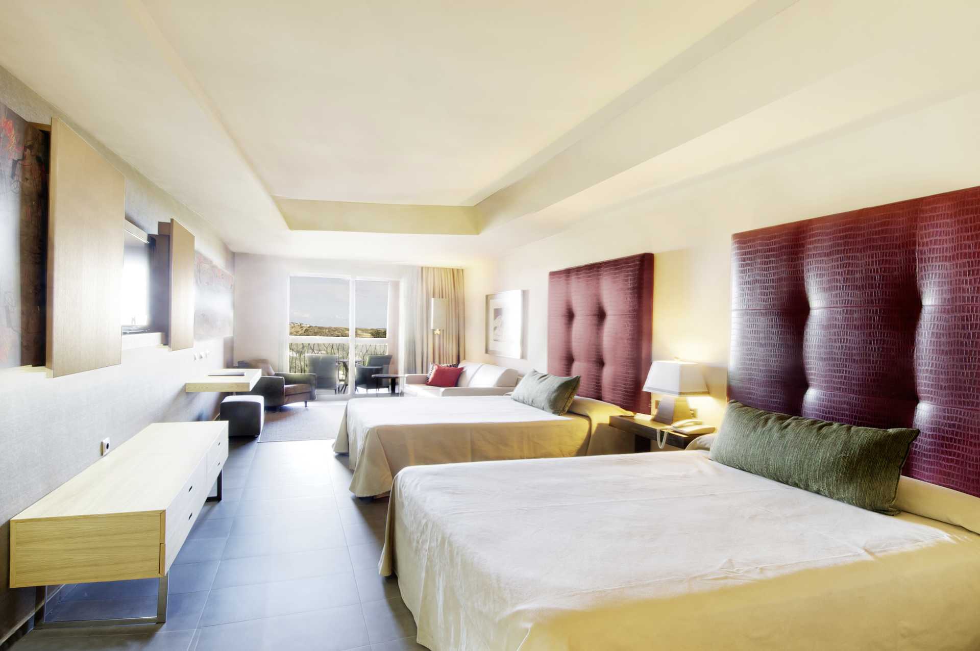 Familjerum på Lopesan Baobab Resort i Meloneras, Gran Canaria.