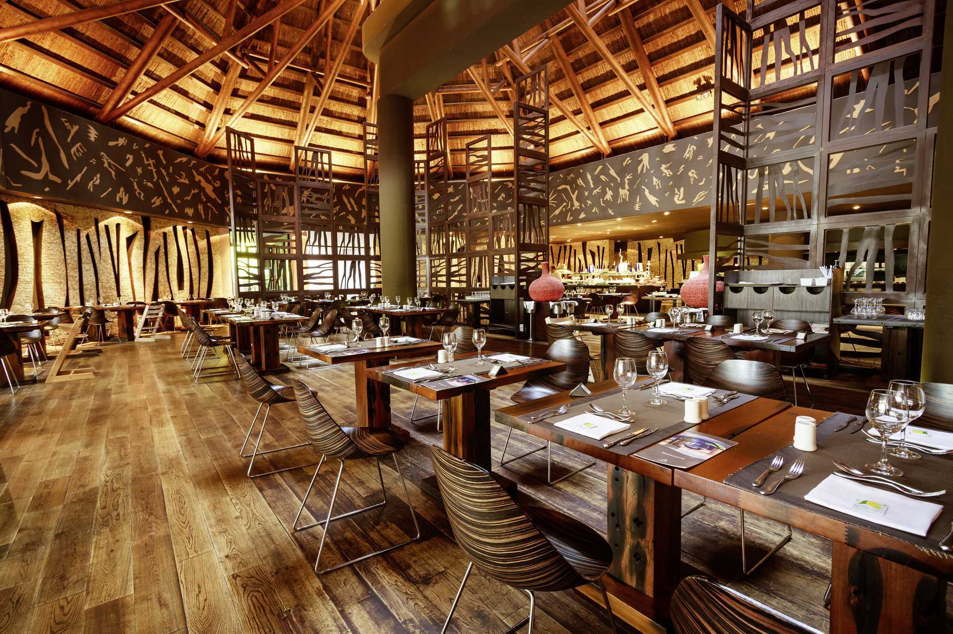 Bufférestaurangen Marula på Lopesan Baobab Resort i Meloneras.