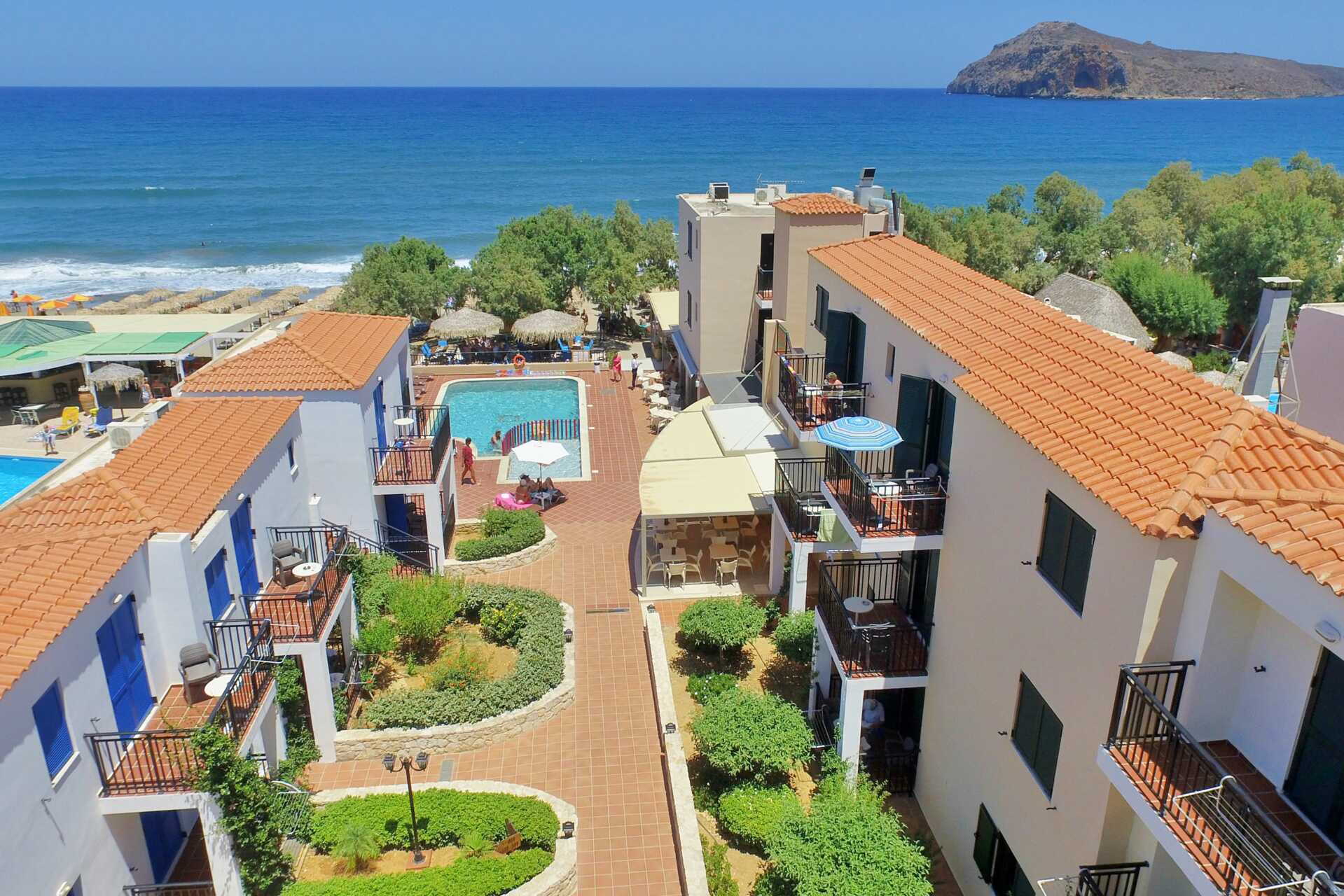 Margarita Beach Resort GD's Hotels i Agia Marina på Kreta.