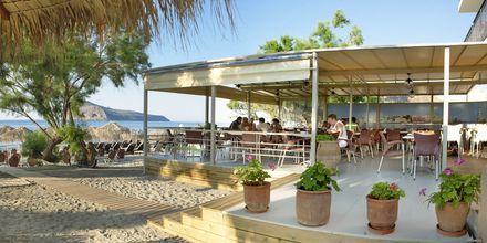 Restaurang på Margarita Beach Resort GD's Hotels i Agia Marina på Kreta.