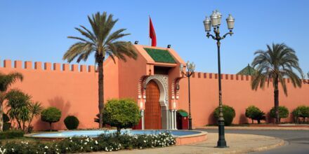 Det kungliga palatset i Marrakech, Marocko.