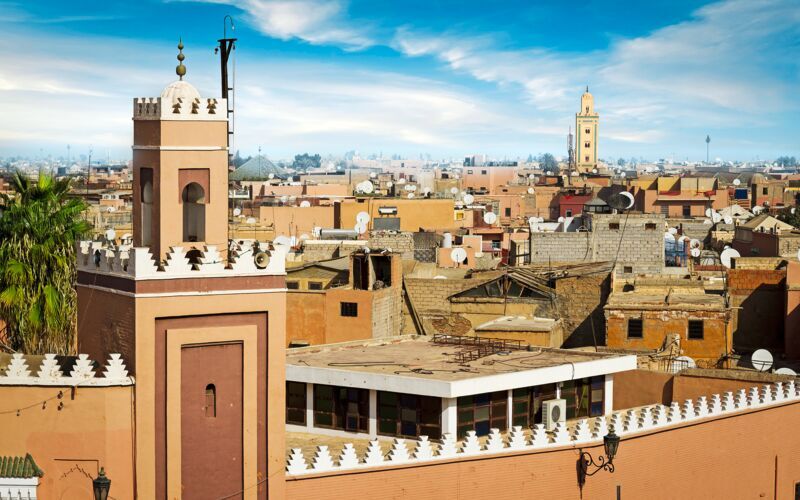 Medina i Marrakech, Marocko.