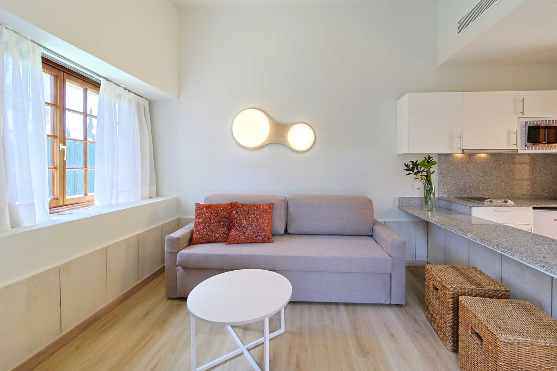 Bilden är en illustration om hur de renoverade lägenheterna kommer att se ut.