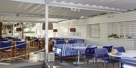 Beach club och restaurang Cape Nao på hotell Melia Calvia Beach, Mallorca.