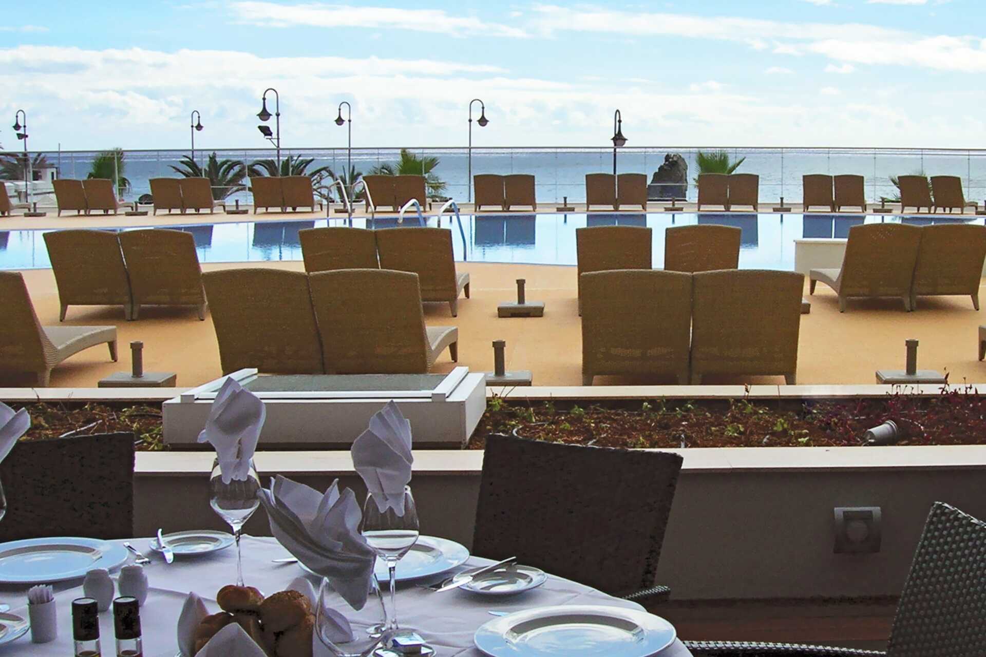 Restaurang Mare Nostrum på hotell Melia Madeira Mare, Portugal.