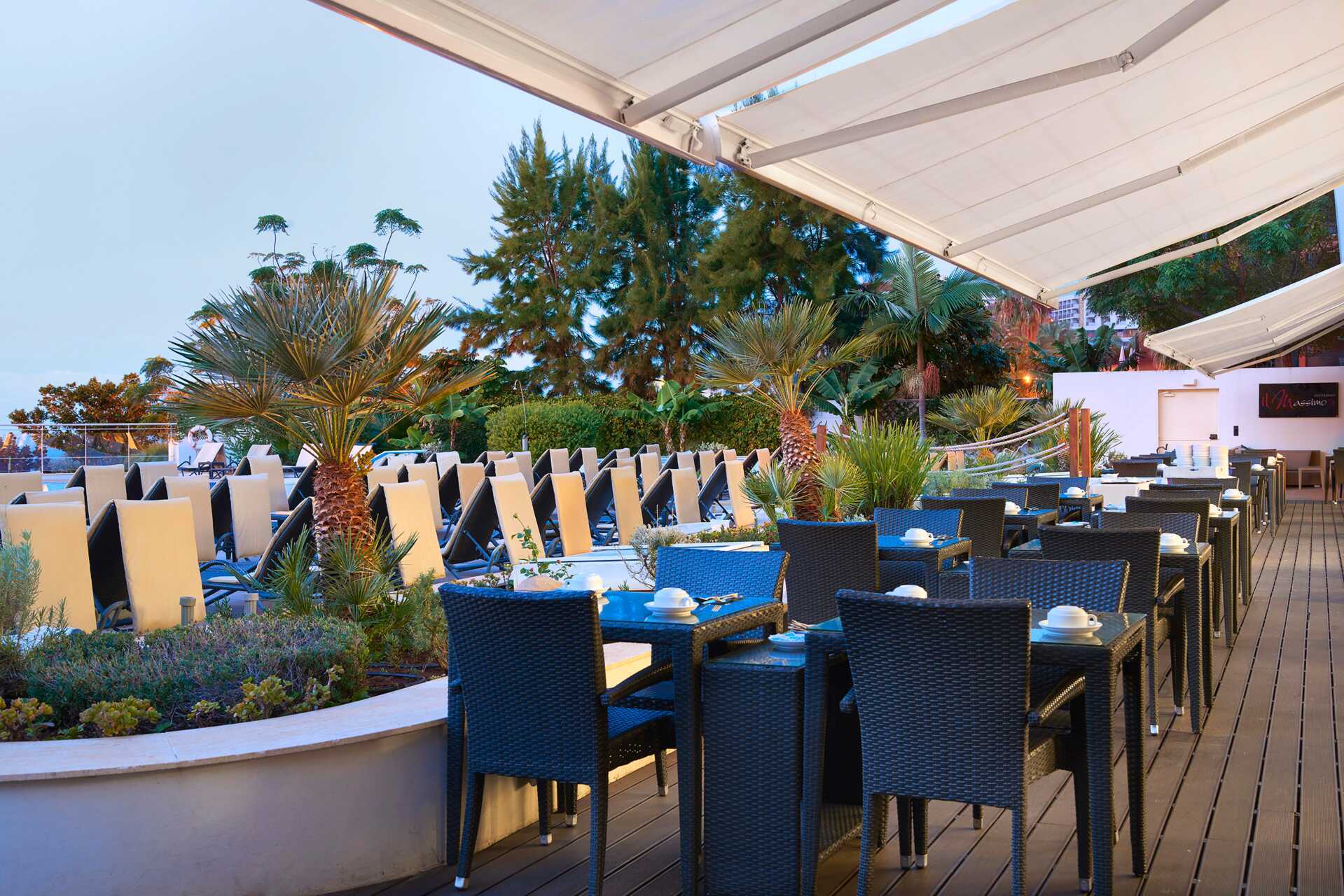 Restaurang Mare Nostrum på hotell Melia Madeira Mare, Portugal.