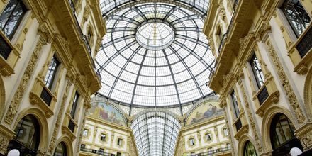 Galleria Vittorio Emanuele II i Milano, Italien.