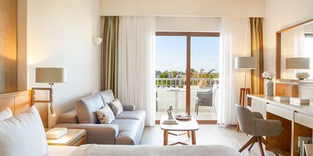 Dubbelrum på hotell Minoa Palace resort & Spa i Platanias på Kreta, Grekland.