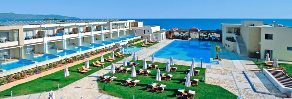 Hotell Minoa Palace Resort & Spa i Platanias på Kreta, Grekland.