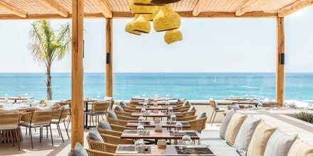 Temarestaurangen på hotell Mitsis Norida Beach Hotel i Kardamena på Kos, Grekland.