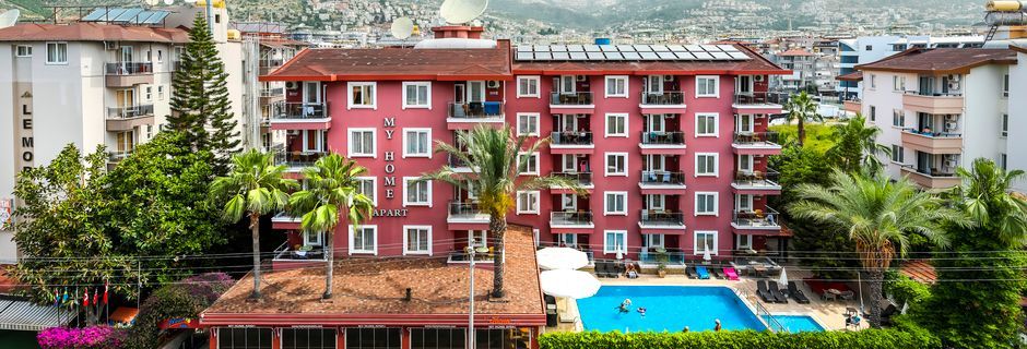 Hotell My Home i Alanya, Turkiet.