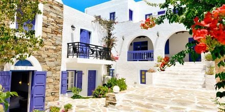 Hotell Naxos Holidays i Naxos stad, Grekland.