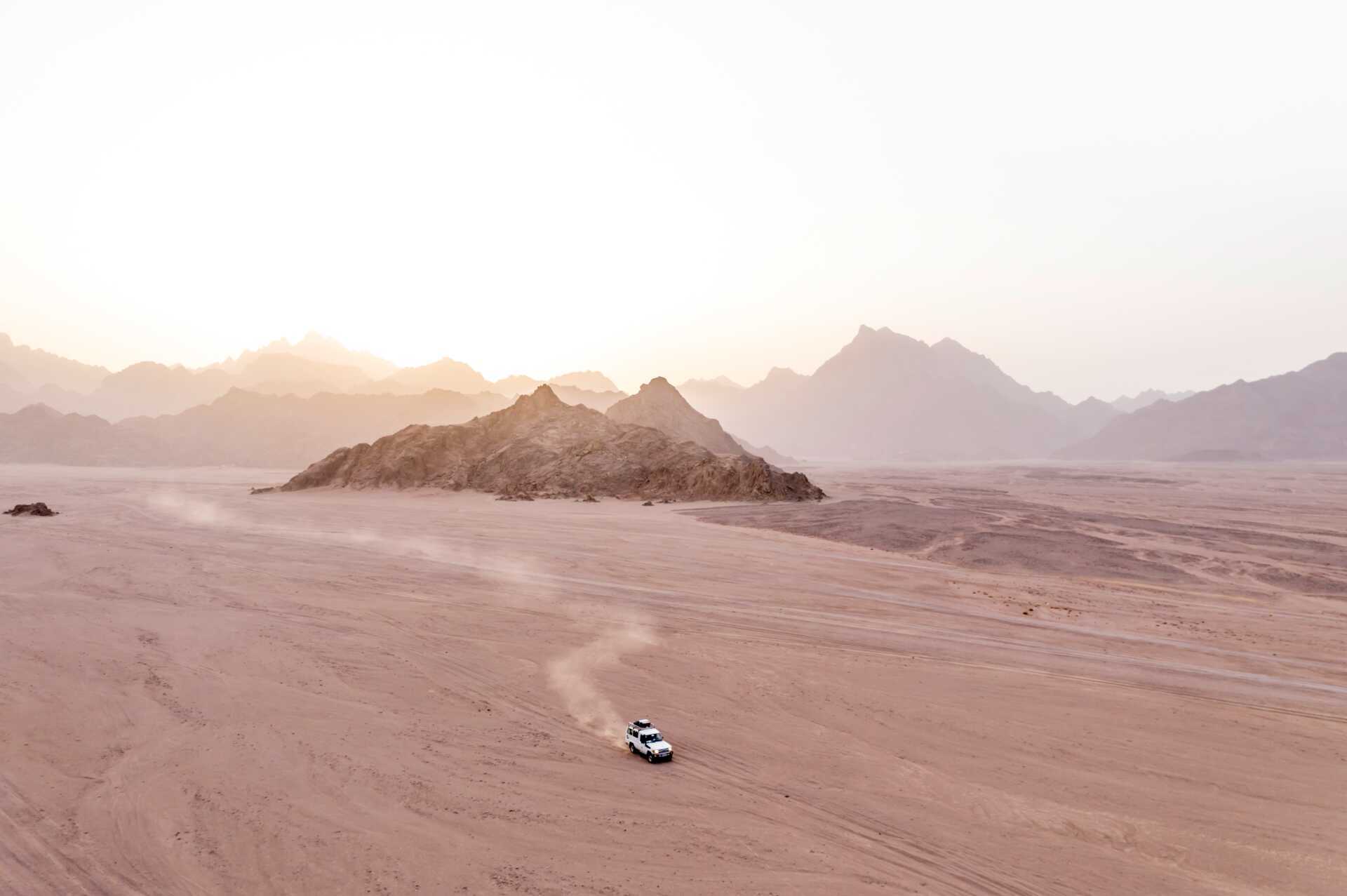 Ökensafari med jeep