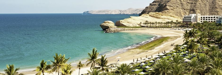 Omans vackra kust.
