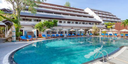 Pool på Orchidacea Resort vid Kata Beach, Phuket, Thailand.