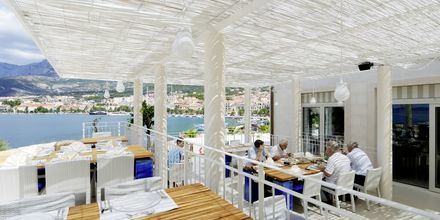 Restaurang på hotell Osejava i Makarska, Kroatien.
