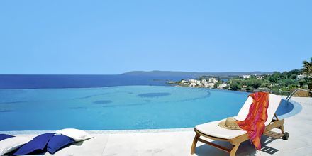 Pool på hotell Panorama i Kato Stalos på Kreta, Grekland.