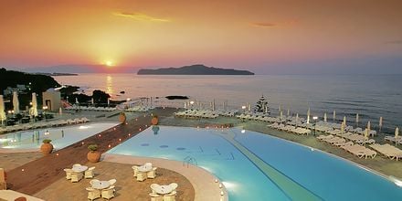 Hotell Panorama i Kato Stalos på Kreta, Grekland.