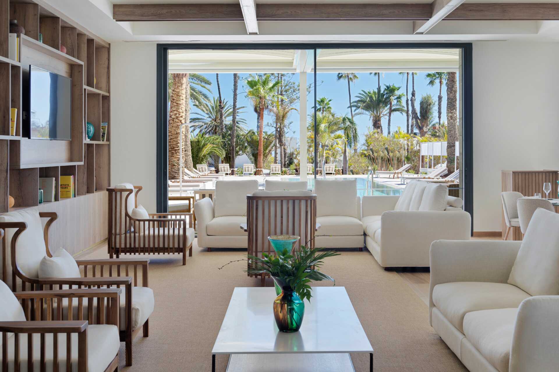 Lounge för gäster som bor i juniorsvit