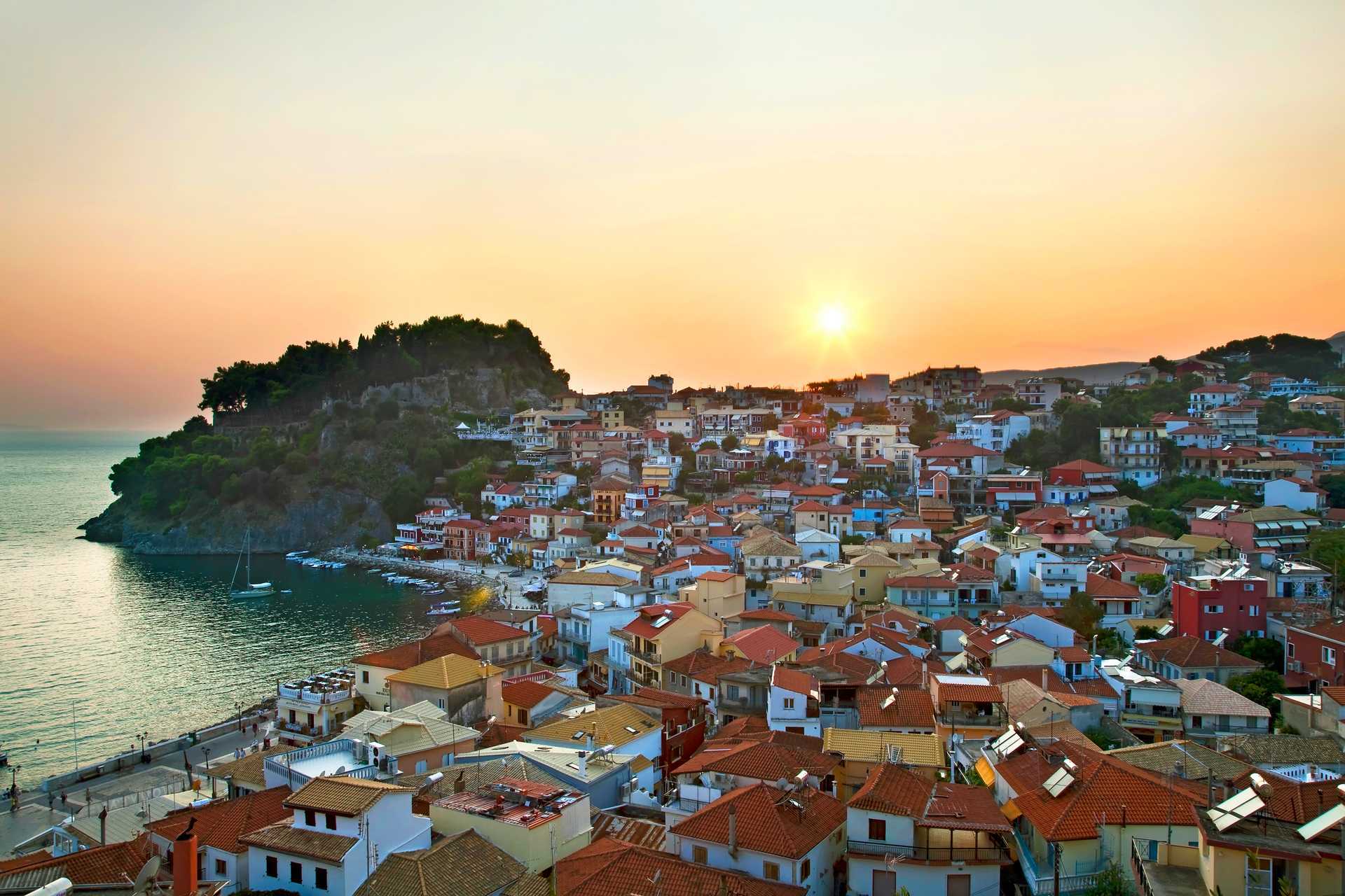 Parga by night