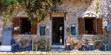 Restaurang på Peloponnesos, Grekland.