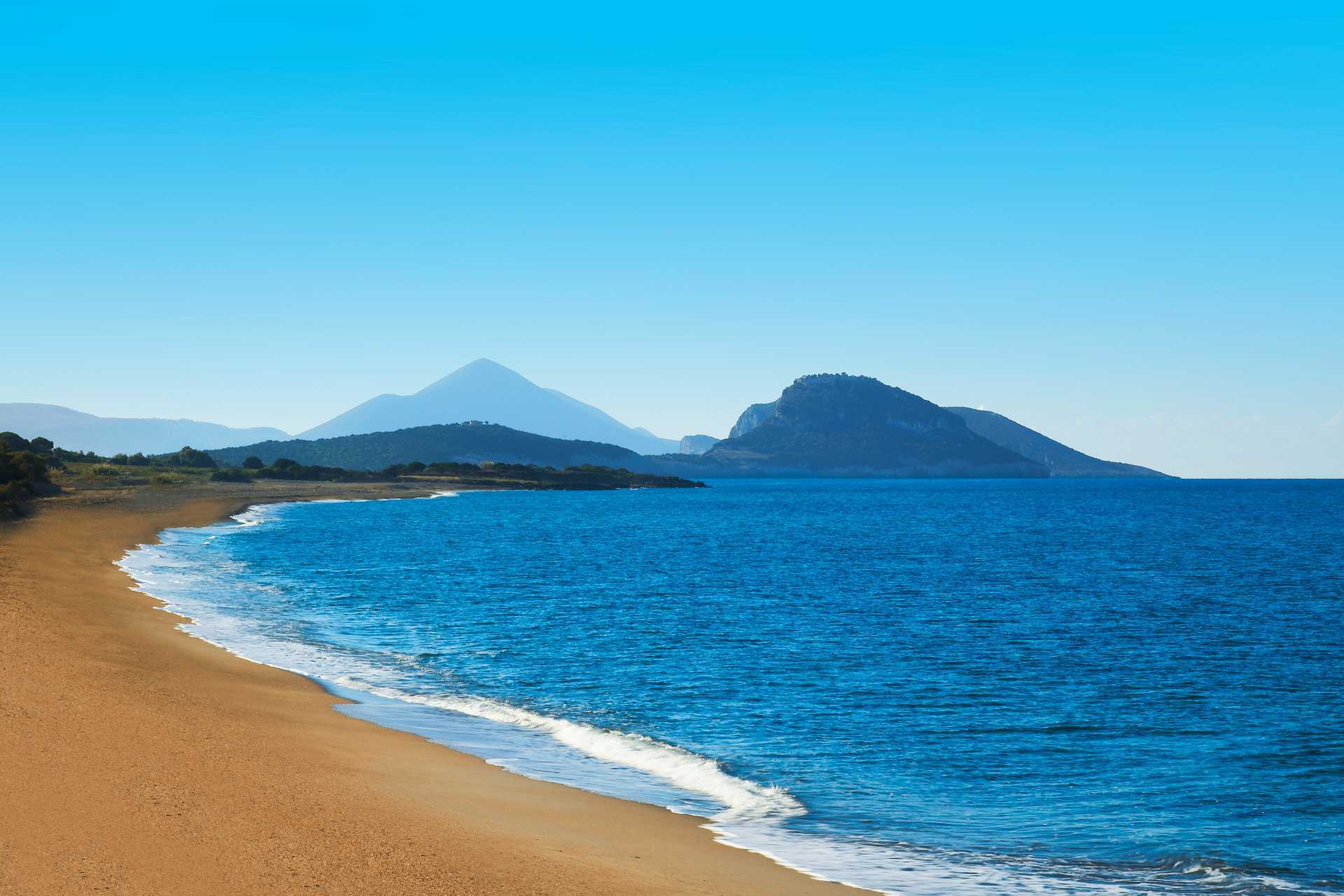 Stranden Costa Navarino.