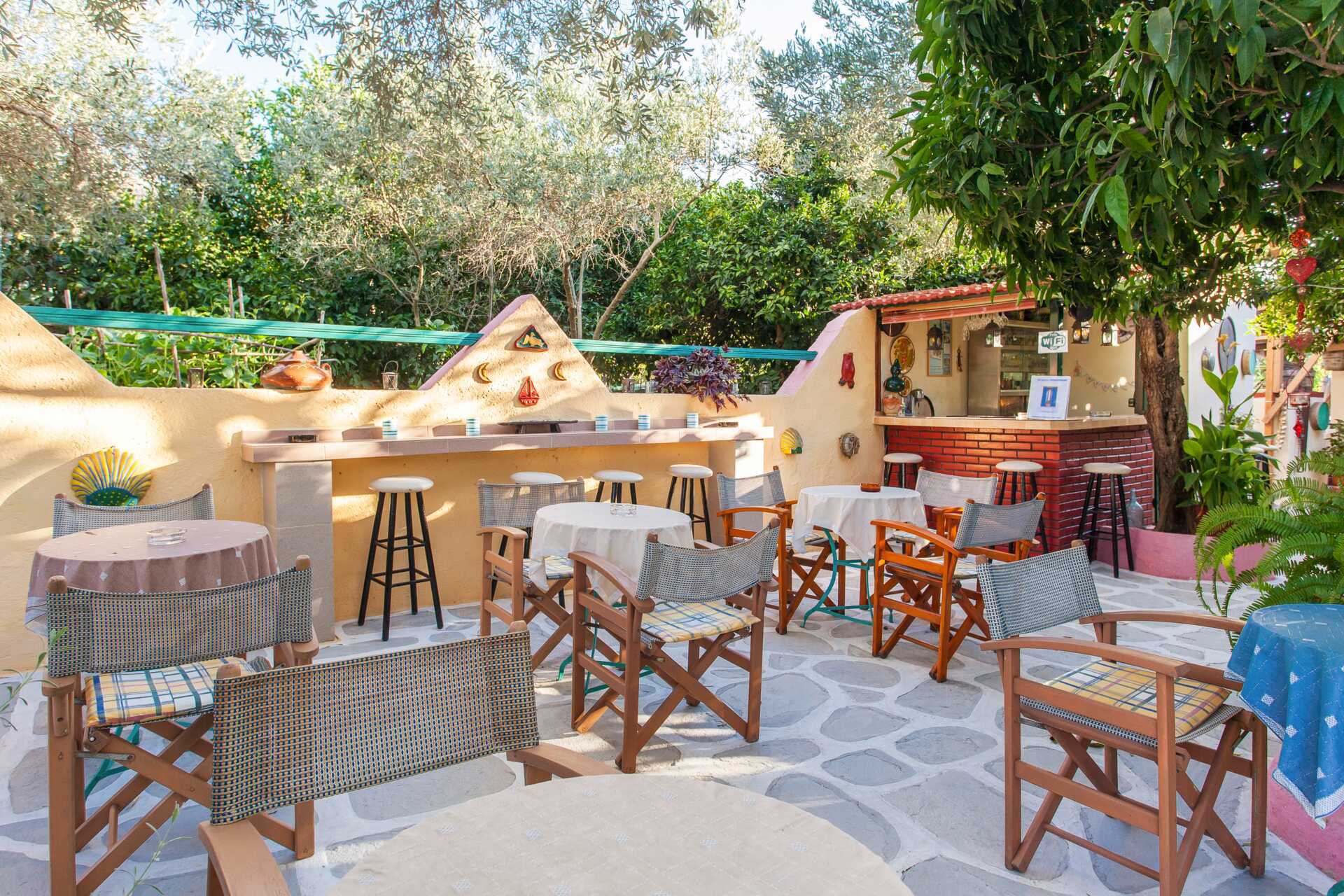 Pension Soula på Skopelos i Grekland.