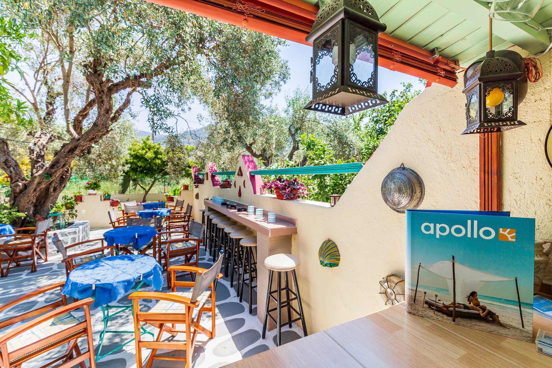 Pension Soula på Skopelos i Grekland.