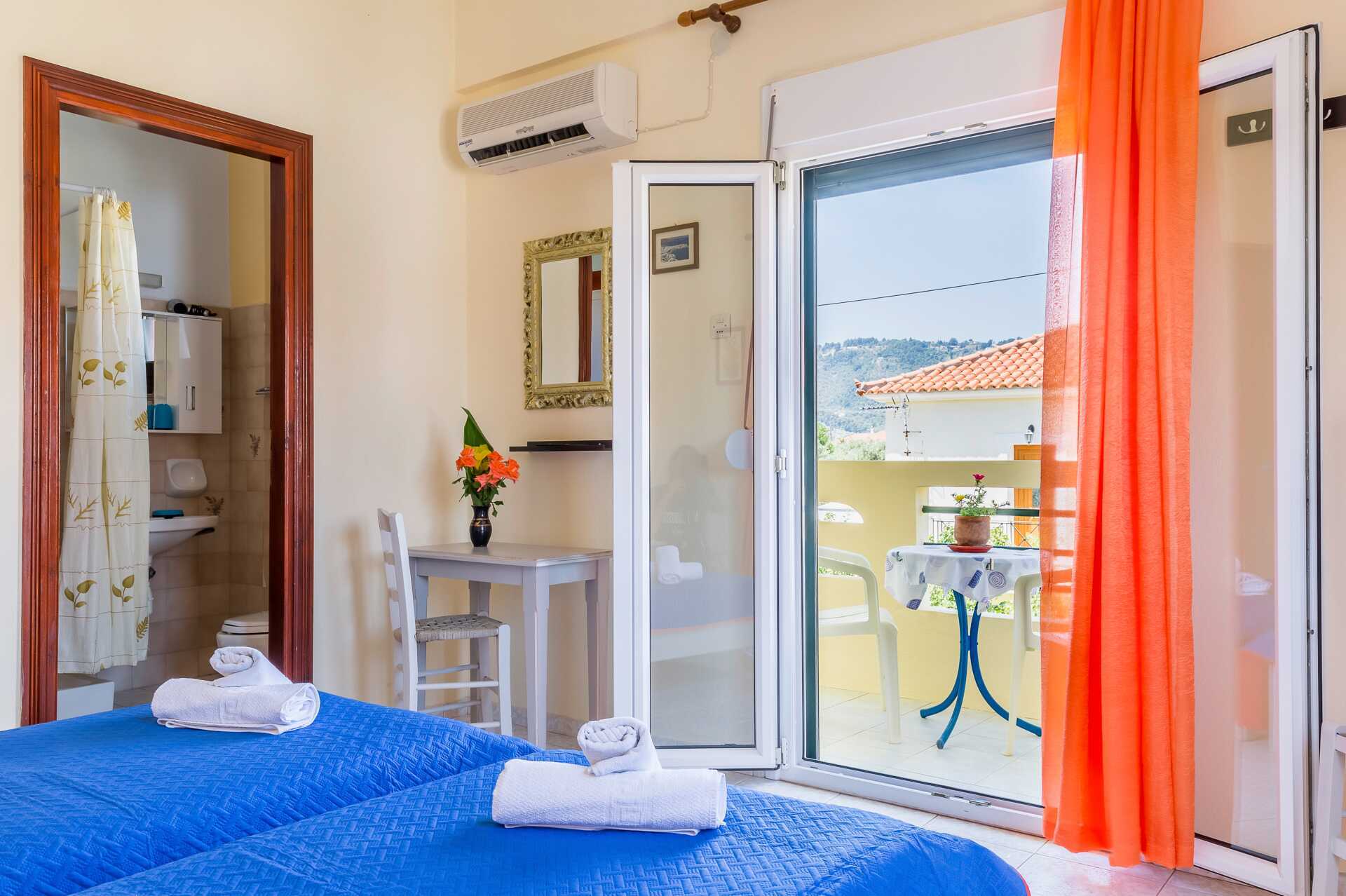 Pension Soula på Skopelos i Grekland.